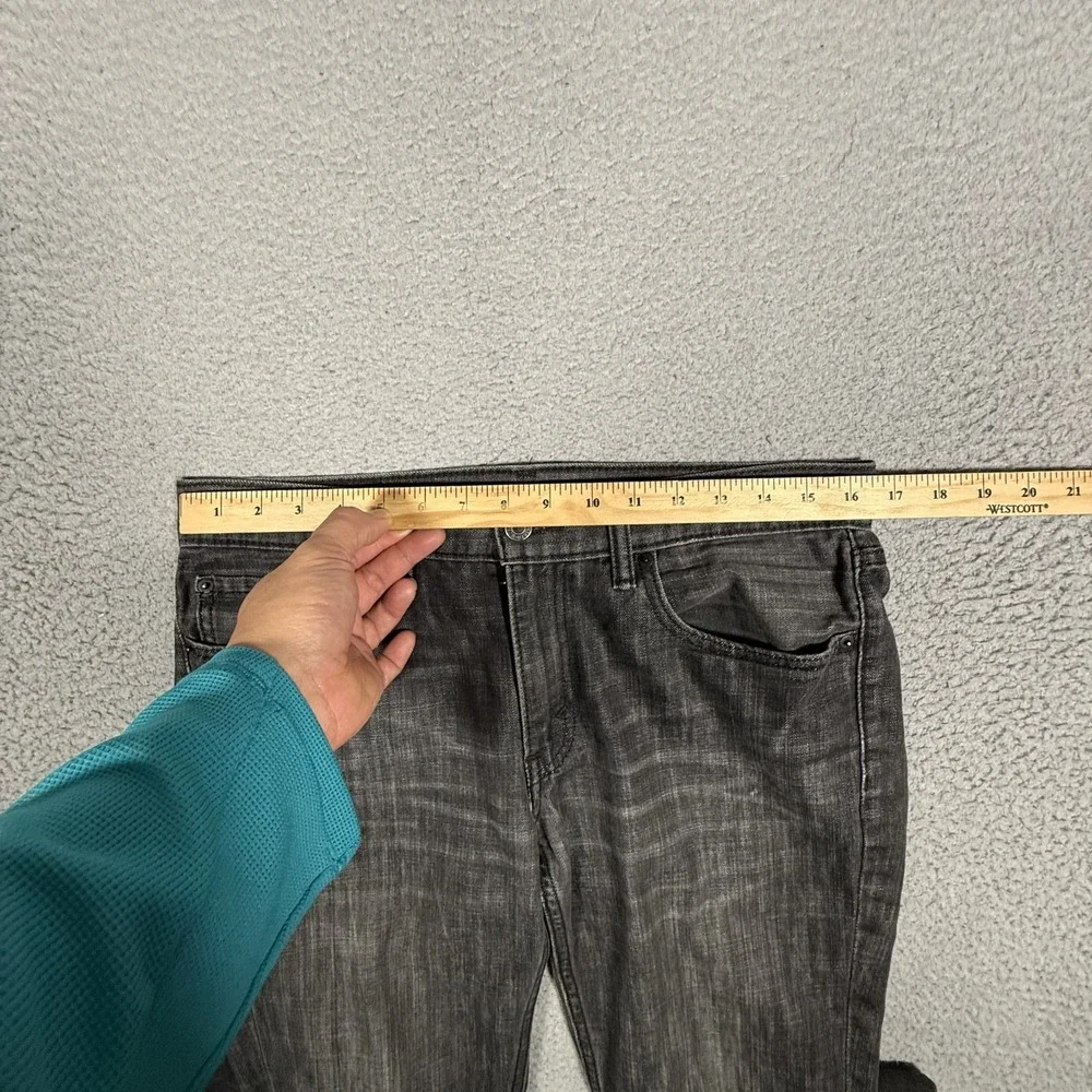 Levis Jeans Mens 33x34 Charcoal 511 Slim Fit Casual Denim Logo Preppy 5‎ Pocket